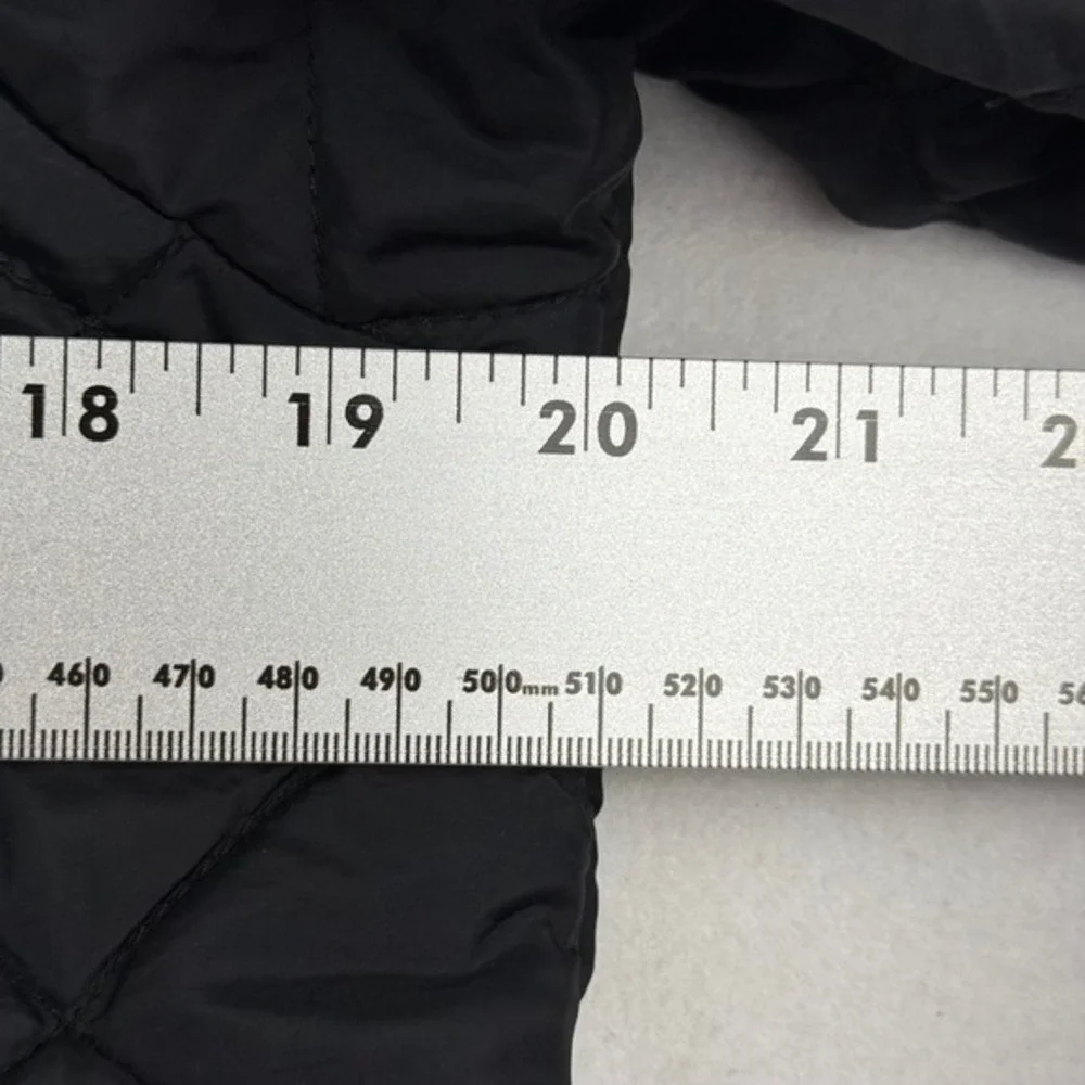 Marmot Womens Black‎ Diamond Quilted Fleece Lined Full Zip Puffer Jacket Size M